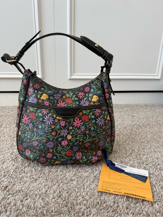 Dooney & Bourke Handbags - Dooney & Bourke Botanical Whimsy Embroidered Hobo
